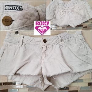 🌠Roxy🌠 cream stretch cotton shorts